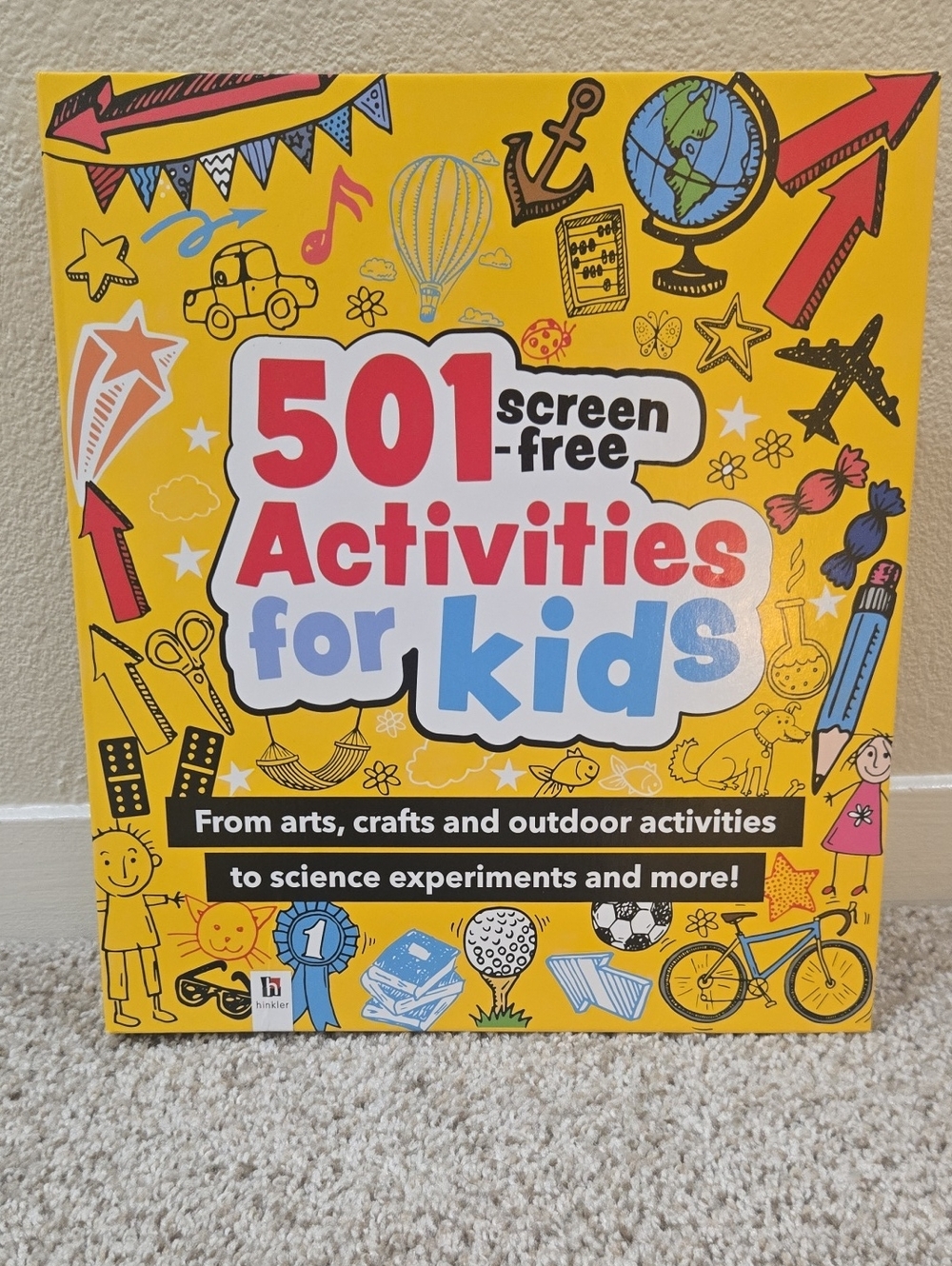 501 Screen-Free Activities for Kids Book | Arts, Crafts, STEM & Outdoor Fun